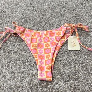 Aurelle Janey double-tie bikini bottom Floral
